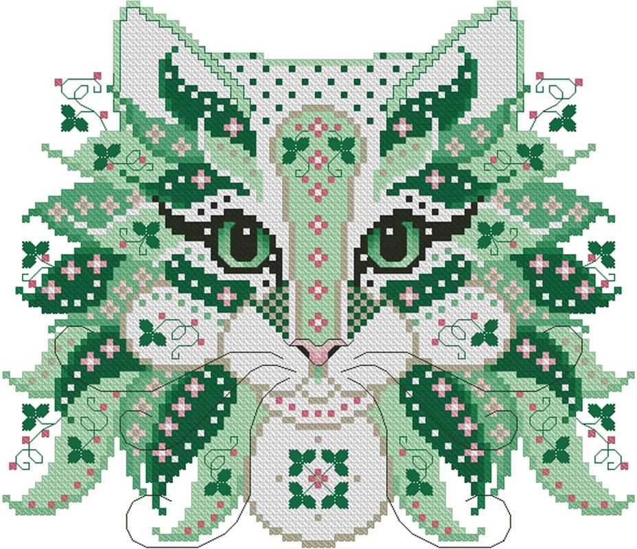 (image for) Colorful Cats Shamrock